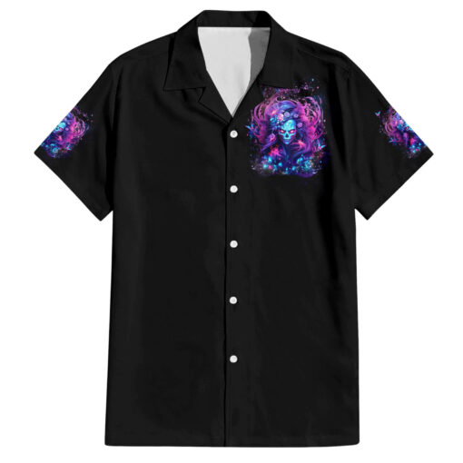 Chemise hawaïenne Lady Skull pas antisociale juste sélective – Image 2