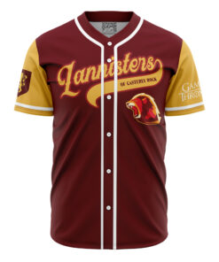 Maillot de baseball Lannister de Castral Roc Game of Thrones