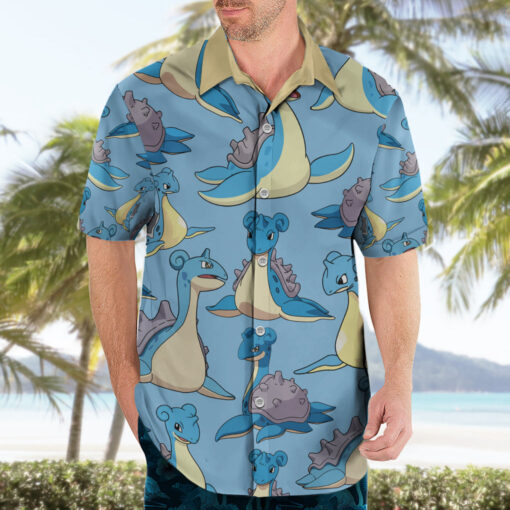 Chemise hawaïenne motif vêtements Lapras – Image 3