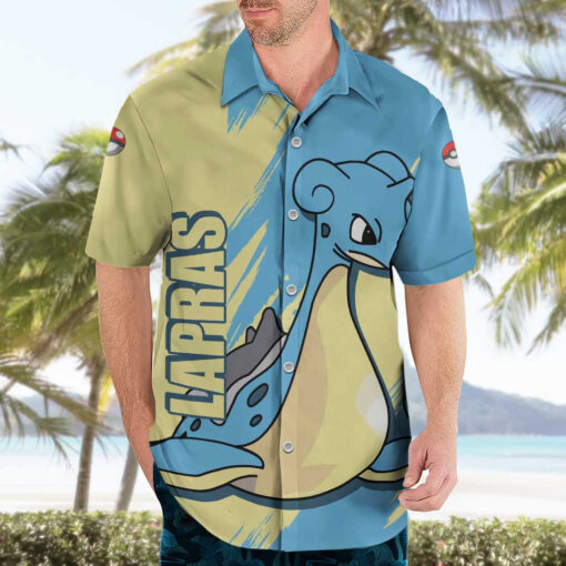 Chemise hawaïenne Lapras Pokémon Anime – Image 3