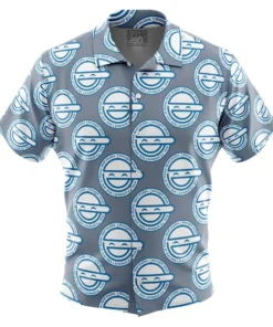 Chemise hawaïenne Laughing Man Ghost in the Shell
