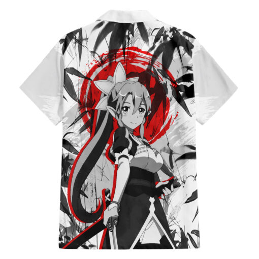 Chemise hawaïenne Leafa style japonais Sword Art Online – Image 2