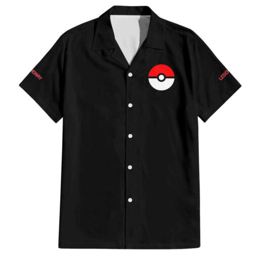 Chemise hawaïenne Pokémon légendaires Anime