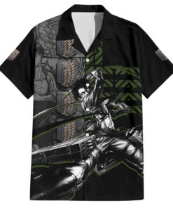 Chemise hawaïenne Levi Ackerman L’Attaque des Titans Anime