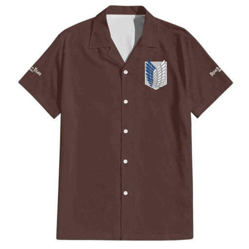 Chemise hawaïenne Levi Ackerman L’Attaque des Titans Anime V2 – Image 2