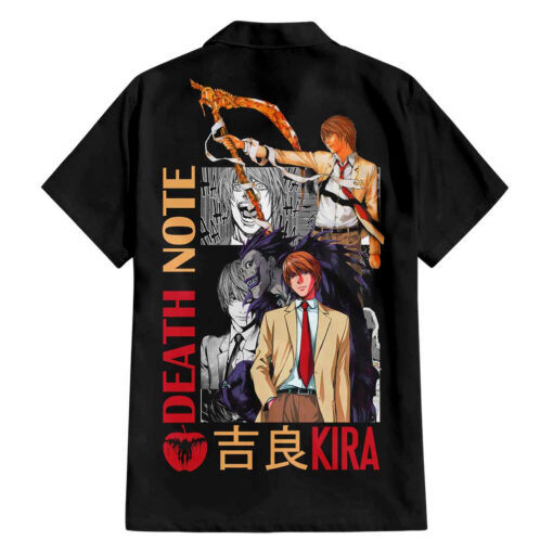 Chemise hawaïenne Light Yagami Death Note Manga Mix – Image 2