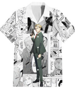 Chemise hawaïenne Loid Forger Spy x Family Manga Mix