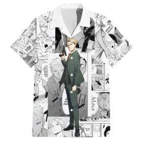 Chemise hawaïenne Loid Forger Spy x Family Manga Mix