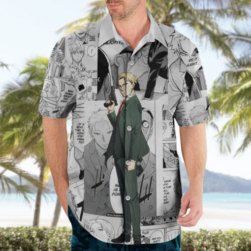 Chemise hawaïenne Loid Forger Spy x Family Manga Mix – Image 3