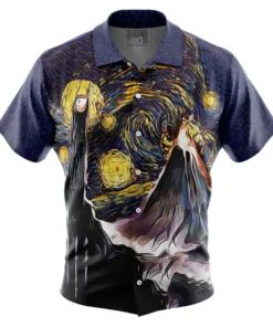 Chemise hawaïenne Seigneur des Anneaux Nuit étoilée