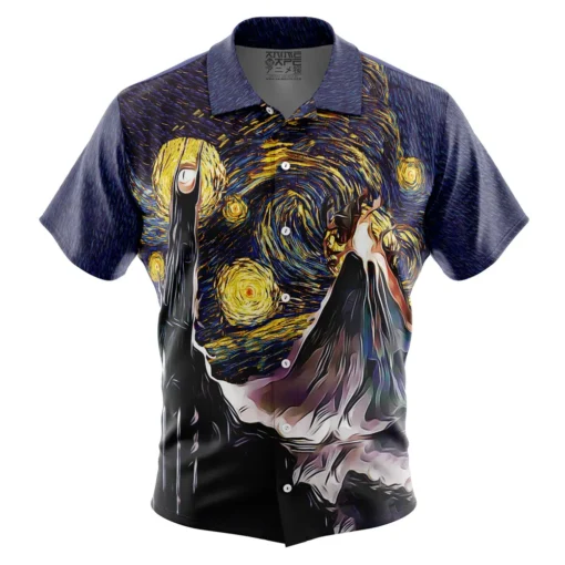 Chemise hawaïenne Seigneur des Anneaux Nuit étoilée