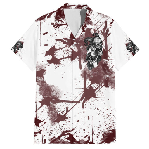 Chemise hawaïenne crâne Love Me Like My Demons Do – Image 2