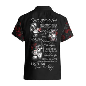 Chemise hawaïenne crâne Love Once Upon A Time