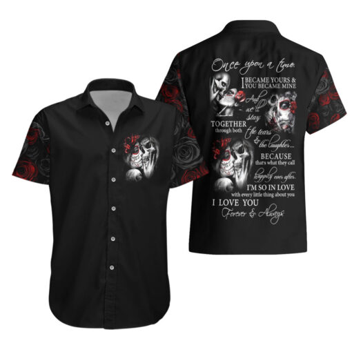 Chemise hawaïenne crâne Love Once Upon A Time – Image 3