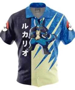 Chemise hawaïenne Attaque Lucario Pokémon