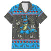 Chemise hawaïenne Lucario Pokémon pixel Noël