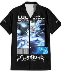 Chemise hawaïenne Luck Voltia Black Clover Anime