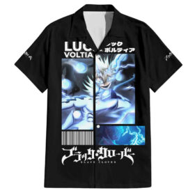 Chemise hawaïenne Luck Voltia Black Clover Anime