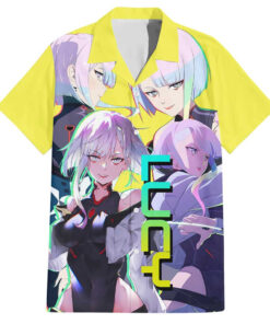 Chemise hawaïenne Lucy Cyberpunk Edgerunners Anime