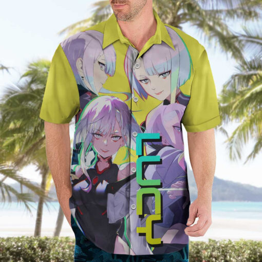 Chemise hawaïenne Lucy Cyberpunk Edgerunners Anime – Image 3