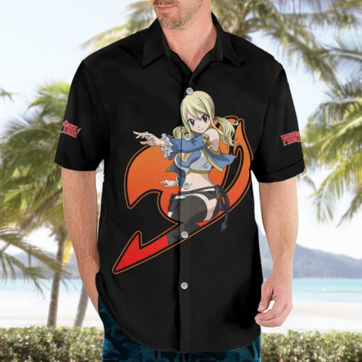 Chemise hawaïenne Lucy Heartfilia Fairy Tail Anime – Image 3