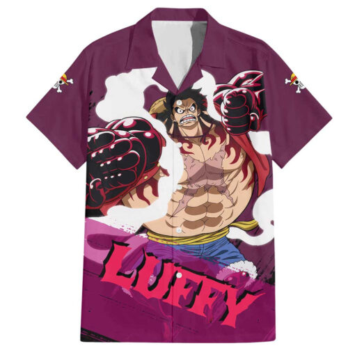 Chemise hawaïenne Luffy Gear 4 One Piece Anime
