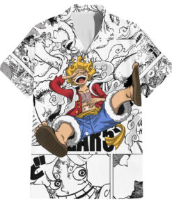 Chemise hawaïenne Luffy Gear 5 éveil One Piece Anime Mix