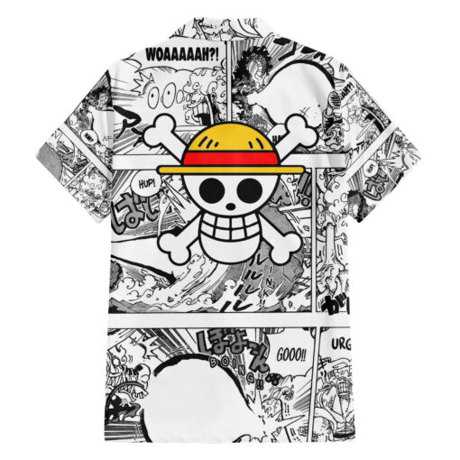 Chemise hawaïenne Luffy Gear 5 éveil One Piece Anime Mix – Image 2