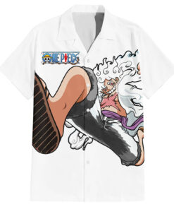 Chemise hawaïenne Luffy Gear 5 Nika classique