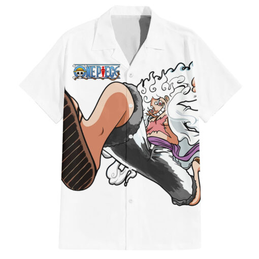 Chemise hawaïenne Luffy Gear 5 Nika classique
