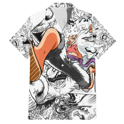 Chemise hawaïenne Luffy Gear 5 Nika One Piece