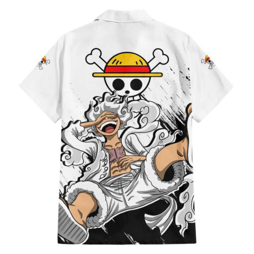 Chemise hawaïenne Luffy Gear 5 One Piece Anime – Image 2