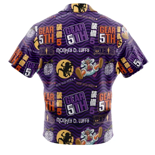 Chemise hawaïenne Luffy Gear 5 Dieu Soleil Nika V3 – Image 2