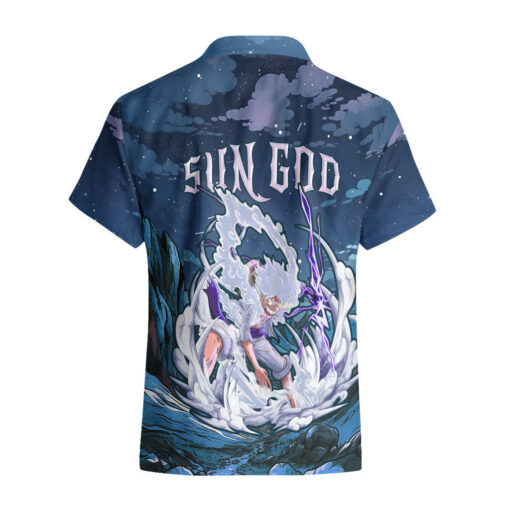 Chemise hawaïenne Luffy Gear 5 Nika lune TS07 – Image 2