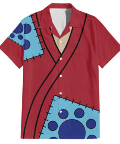 Chemise hawaïenne Luffy Wano One Piece Anime