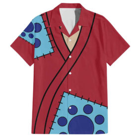 Chemise hawaïenne Luffy Wano One Piece Anime