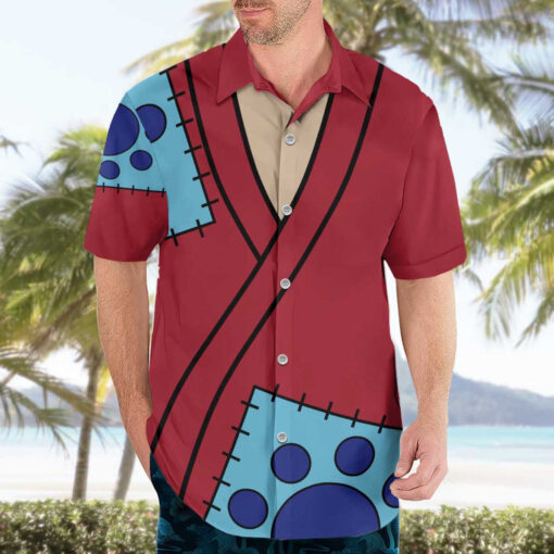 Chemise hawaïenne Luffy Wano One Piece Anime – Image 3