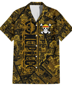 Chemise hawaïenne Luffy Zoro Sanji One Piece Manga