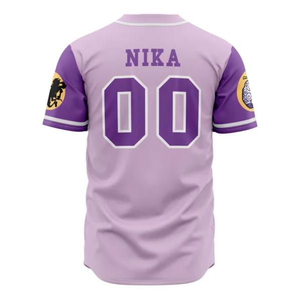 Maillot de baseball Gear 5 de Luffy Dieu Soleil Nika One Piece – Image 3