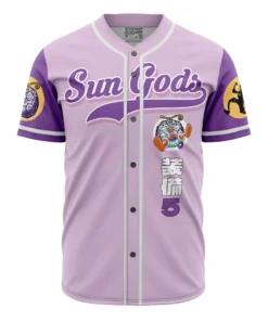 Maillot de baseball Gear 5 de Luffy Dieu Soleil Nika One Piece