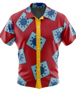 Chemise hawaïenne Motif Wano de Luffy One Piece