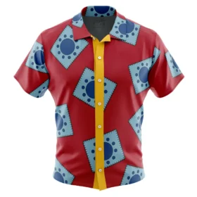 Chemise hawaïenne Motif Wano de Luffy One Piece