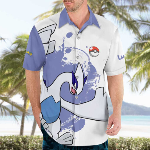 Chemise hawaïenne Lugia Pokémon Anime – Image 3