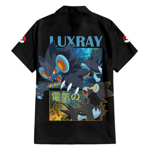 Chemise hawaïenne Luxray Pokémon Anime – Image 2