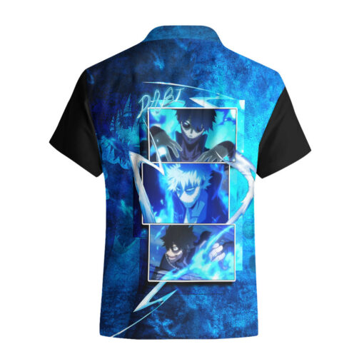Chemise hawaïenne Dabi bleu flamme My Hero Academia – Image 3