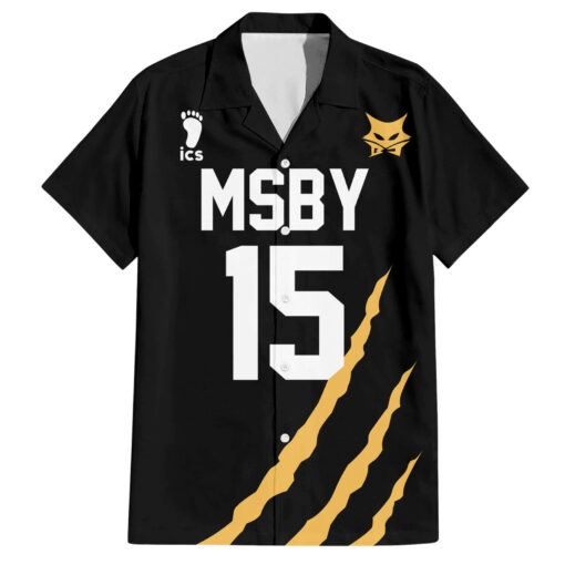 Chemise hawaïenne MSBY Black Jackal Anime Mix Noël