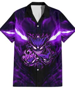 Chemise hawaïenne Muichiro Tokito Demon Slayer Anime Mix Motif