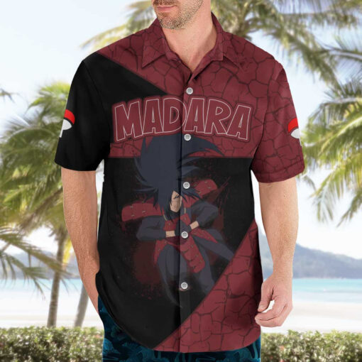 Chemise hawaïenne Madara Uchiha Naruto Anime – Image 3