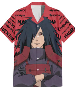 Chemise hawaïenne Madara Uchiha style manga