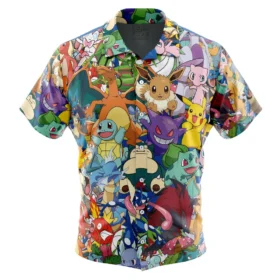 Chemise hawaïenne Créatures Magiques Pokémon